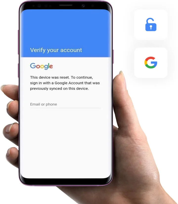 Remove google account on any samsung mobile
