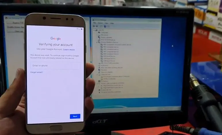 Remove google account on any samsung mobile - Image 2